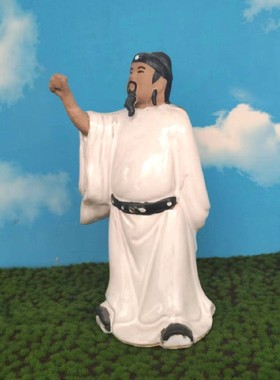 古风陶瓷人物摆件中式李白举杯