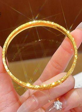 女沙金爆闪三面碎碎冰吉言手镯