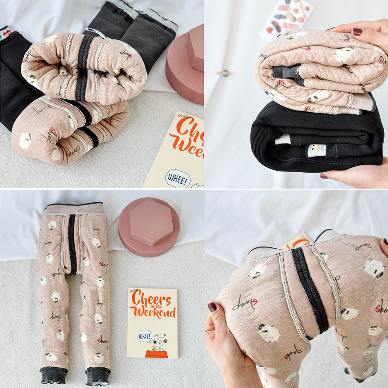 小西棉品女童棉裤超厚蚕丝裤儿童加绒加厚打底冬季大童保暖踩脚裤,淘宝优惠券,粉丝福利购,淘宝优惠卷