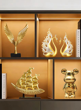 （四件套装99元）轻奢高档电视柜工艺品家居客厅酒柜装饰品小摆件