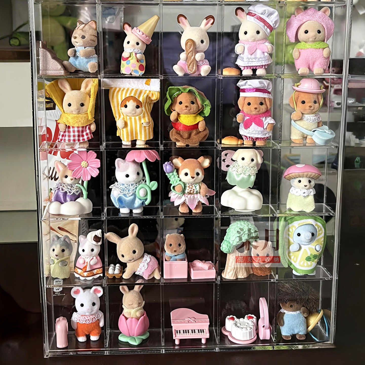 亚克力KT猫萌粒展示盒森贝儿收纳整理盒迷你盲盒小摆件透明手办柜,淘宝优惠券,粉丝福利购,淘宝优惠卷