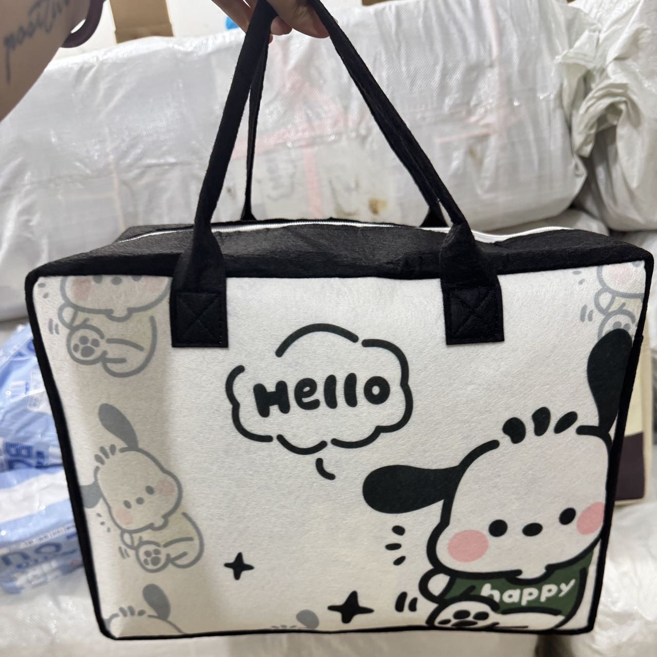 卡通动漫化妆包旅行袋男女通用手提收纳包休闲出行包