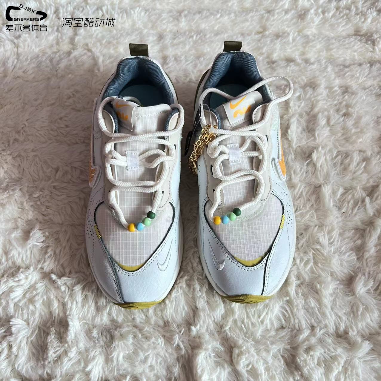 耐克Nike Air Max Verona 低帮 运动休闲鞋 女款白黄 CZ8685-131 - 图1