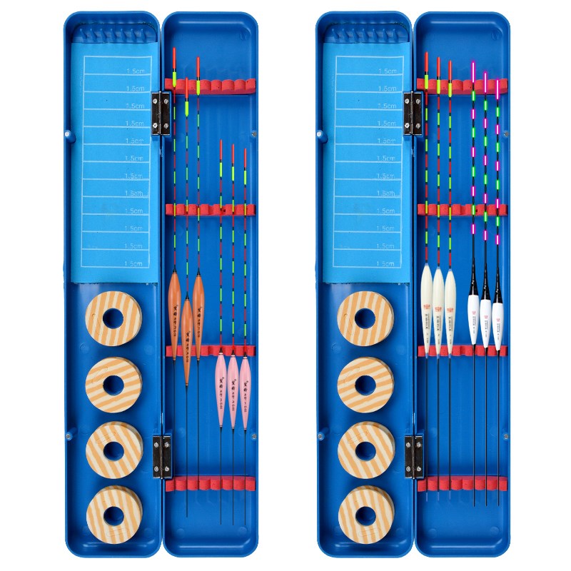 皇榜多功能漂盒鱼漂浮漂套装加粗尾醒目近视钓鱼标渔漂鲫鱼底钓漂 - 图3