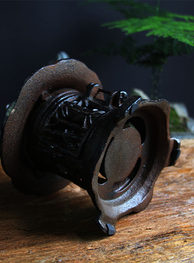 复古做旧风灯笼民宿防锈铸铁摆件