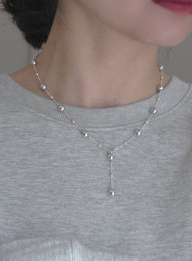 925银满天星经典两戴项链