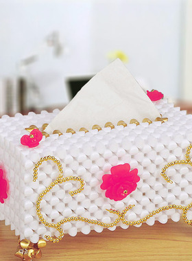 串珠成品家用客厅纸盒材料包摆件