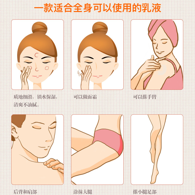 宫灯420ml男女秋冬全身体杏仁蜜 可人美化妆品乳液/面霜