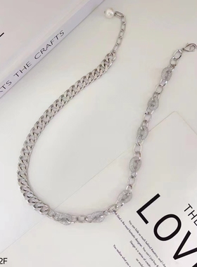 小众简约冷淡风链条项链女轻奢高级感锁骨链气质百搭颈链2025年