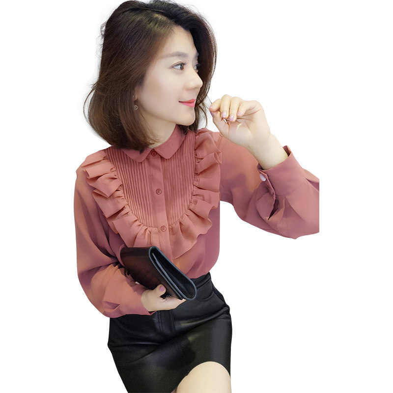 欧洲站秋装2020新款欧货初秋女衬衫 梵莉思女装衬衫