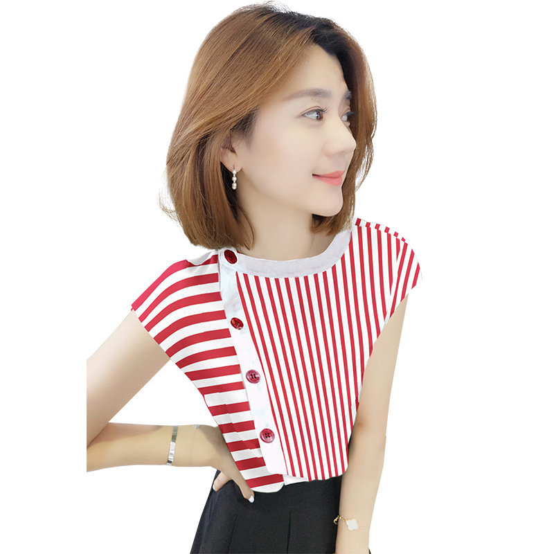 欧洲站2020新款夏装欧货时尚t恤 梵莉思女装T恤