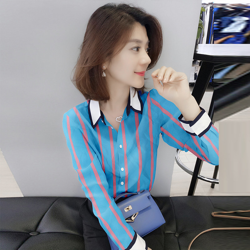 欧洲站秋装2020新款欧货秋款衬衫 梵莉思女装衬衫