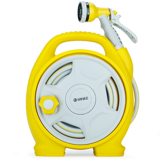 汉轩水管软管收纳架水管车迷你浇花喷头园林园艺浇水神器洗车水枪