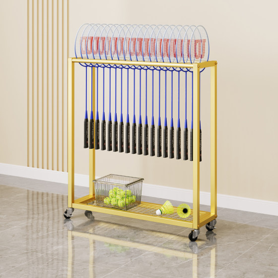 Badminton racket storage rack cabinet display rack
