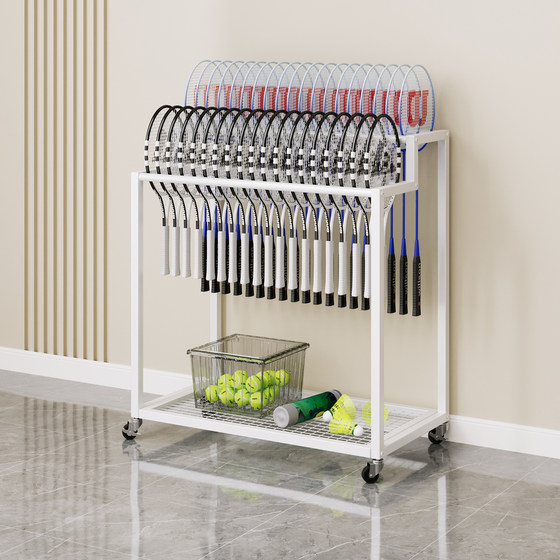 Badminton racket storage rack cabinet display rack