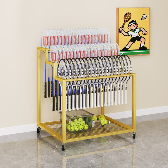 Badminton racket storage rack cabinet display rack