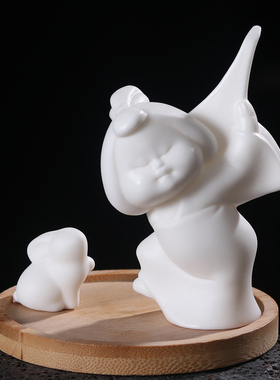 唐仕女陶瓷客厅桌面装饰摆件