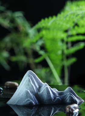 陶瓷客厅创意摆件禅意假山摆件