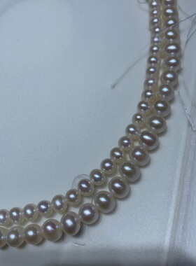 母亲节特惠珍珠项链送白贝母胸针送套盒包邮