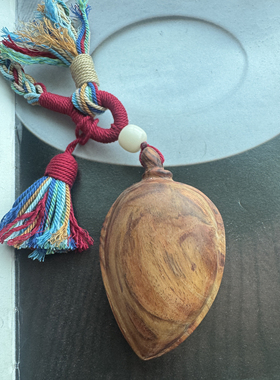 海南黄花梨 桃子挂件