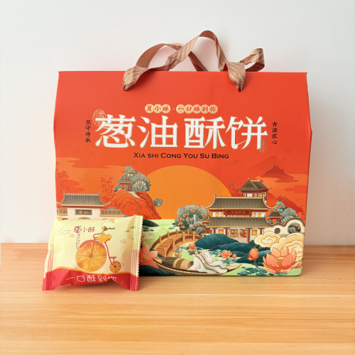 宜兴杨巷夏氏葱油饼礼盒装酥饼千层饼手工小包装早餐特产小吃月饼 - 图1