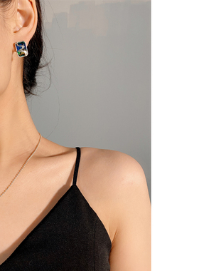 项链纯银女锆石纯银纯锆石简约