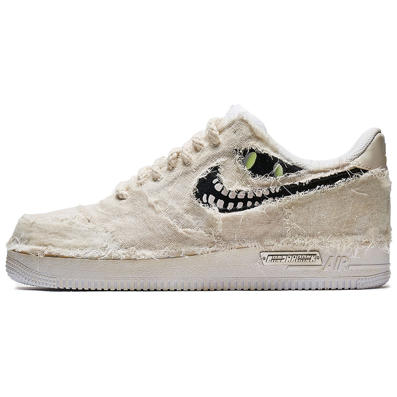 熊猫恶作剧Nike Air Force 1嘻哈主题定制木乃伊休闲板鞋运动鞋潮 - 图0