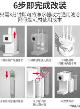 适配小米净水器通用滤芯另一半