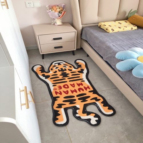 20AW Human Made Tiger Rug Large限定经典老虎虎皮图案居家地毯-图1