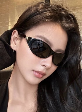 2026新款Y2K辣妹发箍墨镜女显瘦大框运动护目镜防紫外线太阳镜潮