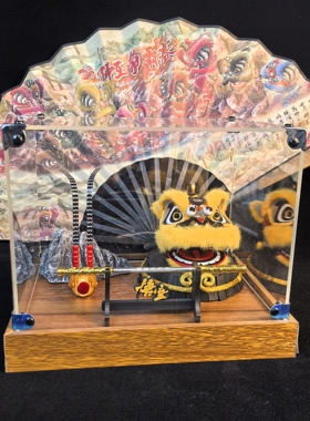 悟空醒狮文创摆件套装送礼