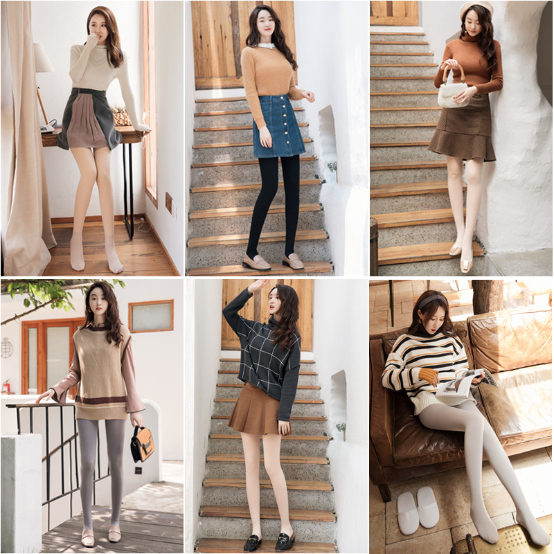 春秋款光腿神器裸感中厚肉色连裤袜 妮轻连裤袜/打底袜