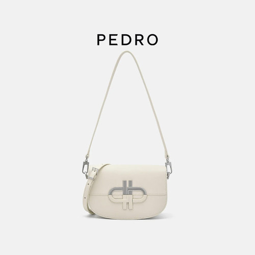 PEDRO牛皮腋下包女包ICON马鞍包单肩斜挎包PW2-75210151 - 图0
