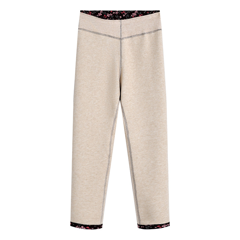 冬季女士老年大码碎花加绒加厚中老年保暖裤打底裤羊羔绒秋裤棉裤,淘宝优惠券,粉丝福利购,淘宝优惠卷