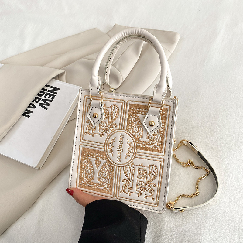 新款高级感刺绣复古手提包手工diy编织材料自制礼物送女友小方包,淘宝优惠券,粉丝福利购,淘宝优惠卷