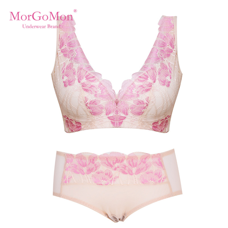 morgomon大码调整型美背海洋文胸 morgomon慕格蔓文胸套装