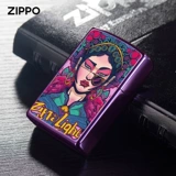 Официальный флагманский магазин Zippo Мужской ветрозащитный керосин национальный национальный тренд цветок цветущий серия богатства парня подарок