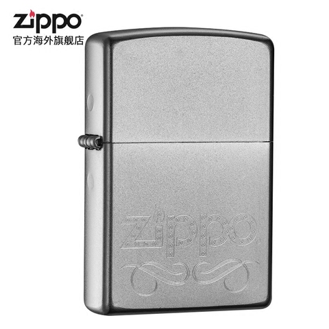 zippo官方旗舰店打火机zippo正版火机zippo男士ZIPPO涡卷字24335