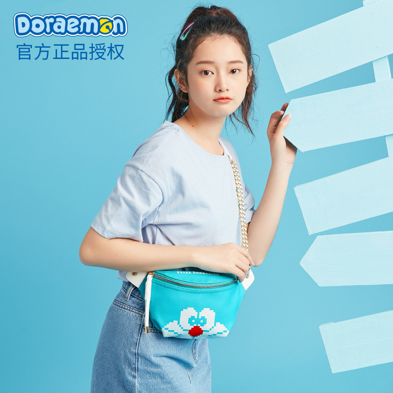 哆啦a梦女胸包2020新款少女小包包 心之约女士包袋