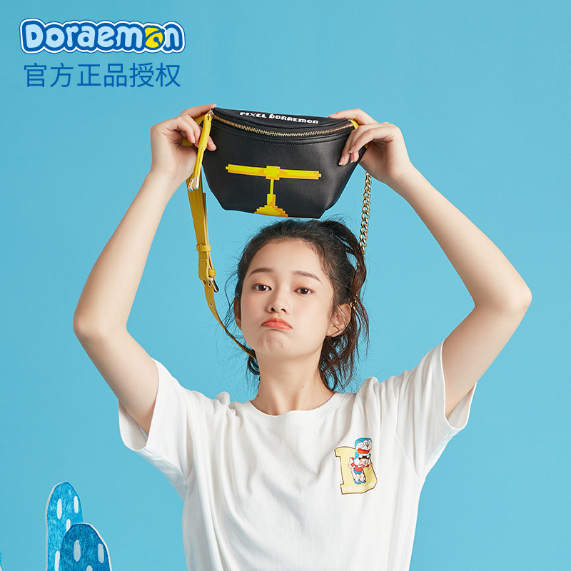 哆啦a梦女胸包2020新款少女小包包 心之约女士包袋