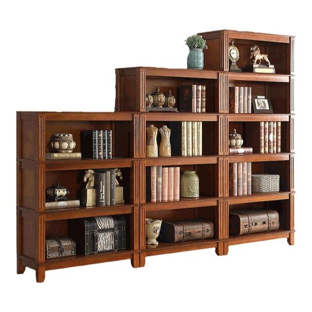 Solid wood bookcase will not be bent directly from the factory