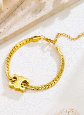 欧美跨境设计感凯旋门项链手链