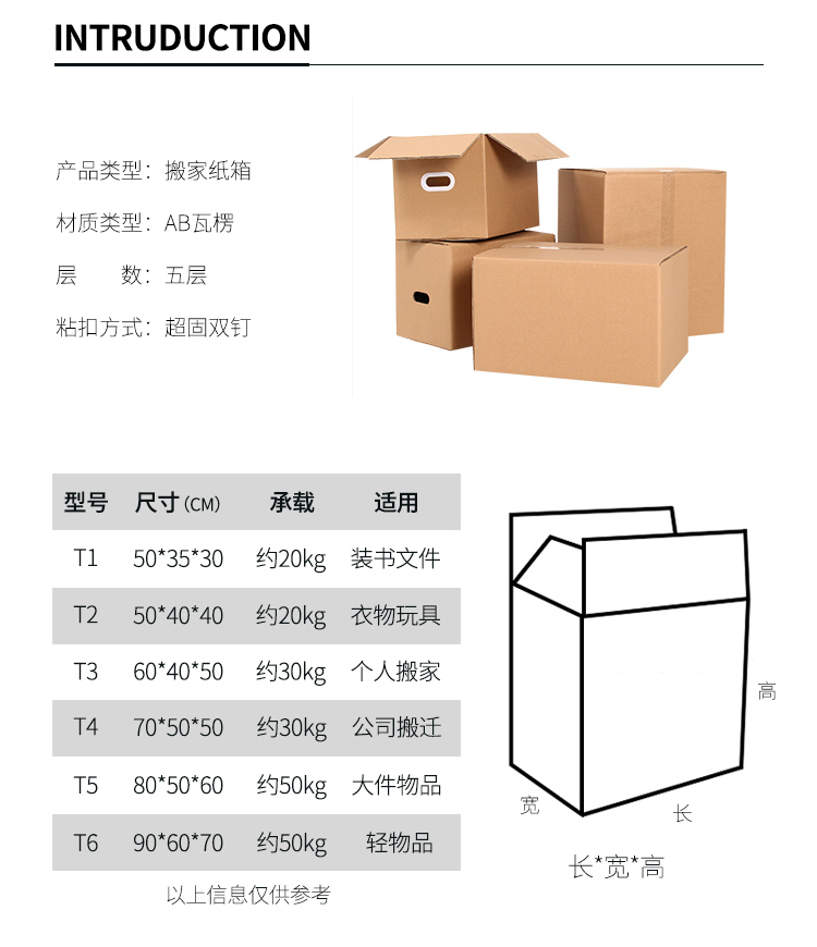 搬家纸箱包邮 特大五层加厚打包发货纸壳箱储物收纳箱 京津翼包邮 - 图3