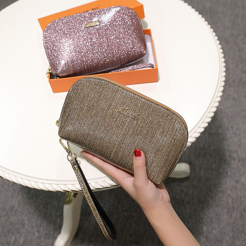 2020夏季新款真皮大容量休闲零钱包 草木生箱包女士包袋