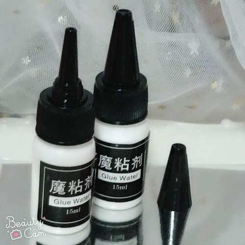 果冻胶美甲贴防水高粘度一次性透明双面胶穿戴假指甲片专用魔粘剂 - 图1