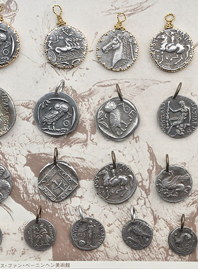 雅典娜欧美复古希腊浮雕项链定制