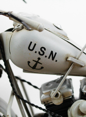 铁艺手办动漫摆件摩托车模型