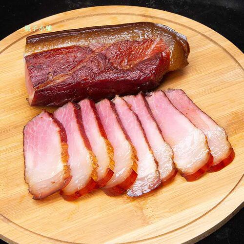 腊肉正宗四川精品五花腊肉农家自制烟熏腊肉咸香 500克包邮 - 图1