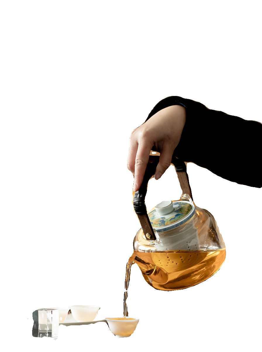 电陶炉煮茶器耐热玻璃高温围炉茶壶水晶煮茶炉家用烧水壶泡茶办公 - 图3