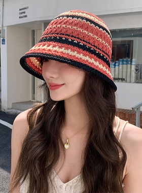渔夫帽出游女夏季显脸小